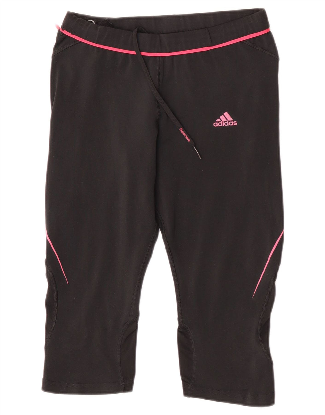 Adidas Dame Climacool Capri Leggings UK 12 Medium Sort Polyester