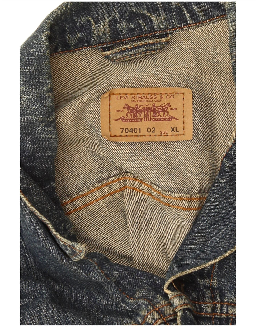 Levi's Dame denimjakke UK 18 XL Blå