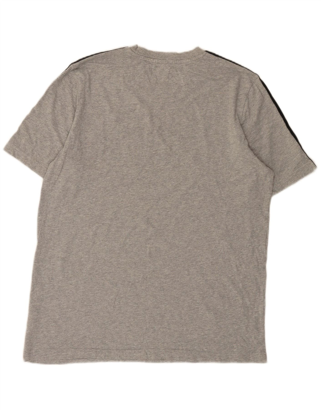 Adidas Herre T-Shirt Top Medium Grey Flecked Bomuld
