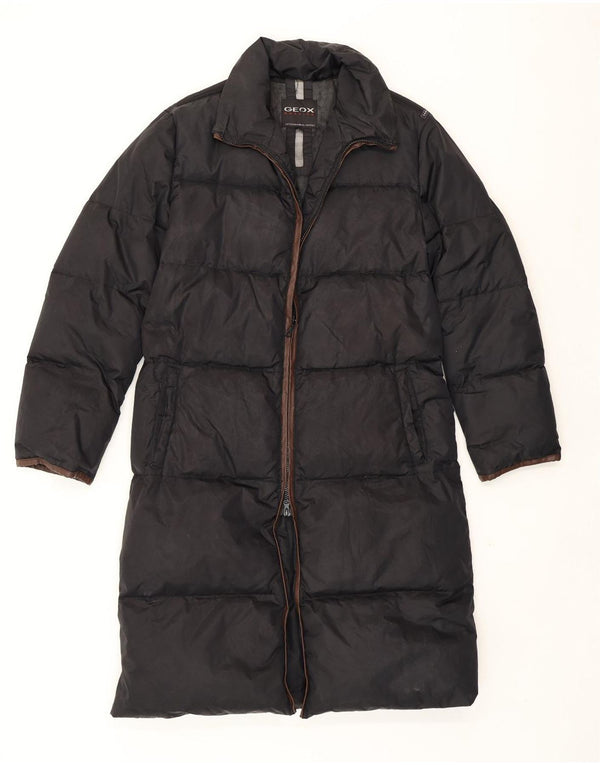 Geox Polstret Frakke IT 44 Medium Sort Polyester Vinter