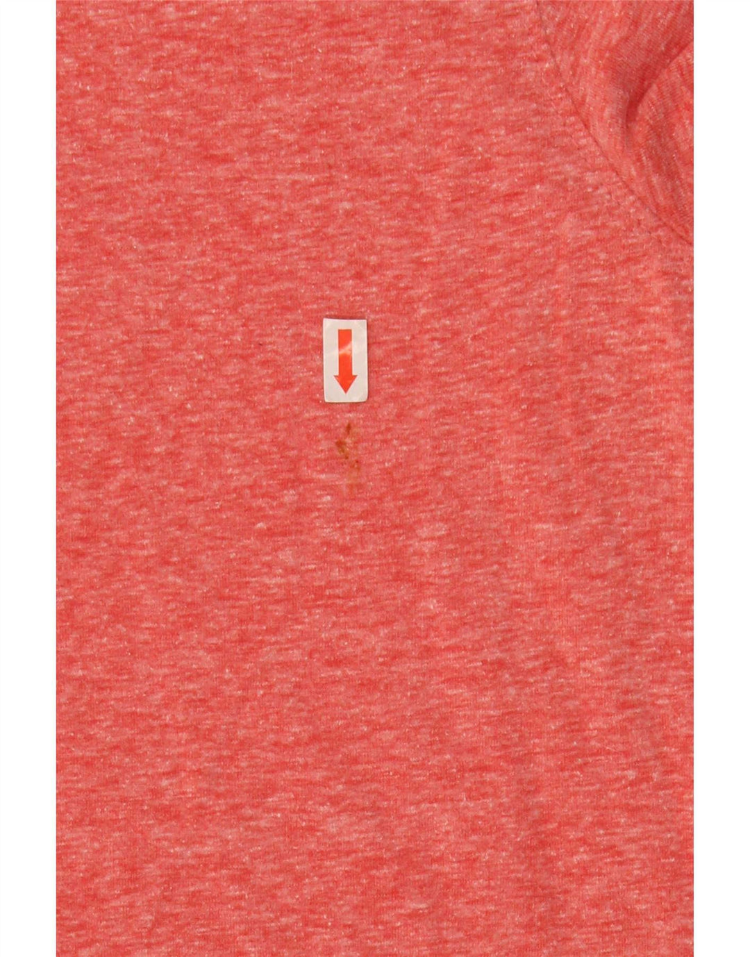 Tommy Hilfiger Herre Regular Fit T-Shirt Top XL Rød Flecked Polyester