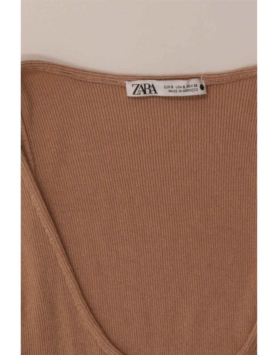 Zara Damevest Top UK 10 Small Beige