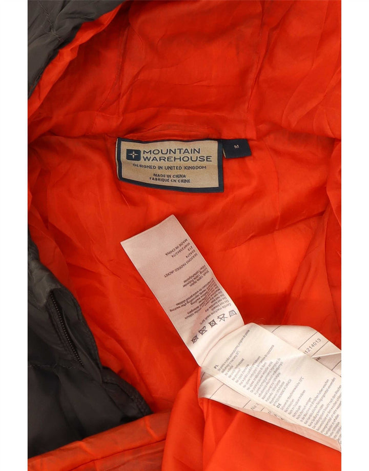 Mountain Warehouse Herre hættepolstret jakke UK 38 Medium Grey Colourblock