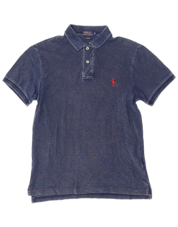 Polo Ralph Lauren Herre Slim Fit Polo Shirt Medium Marineblå Bomuld