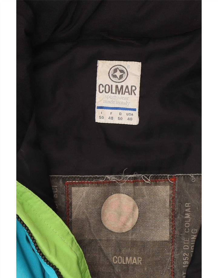 Colmar Herre Hætte Loose Fit Skijakke IT 50 Medium Blue Colourblock