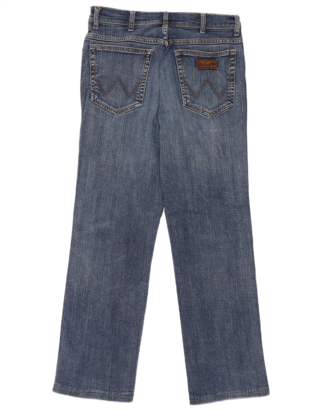 Wrangler Herre Texas Stretch Straight Jeans W32 L27 Blå Bomuld