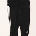 Adidas Dame Climalite Capri Leggings UK 16 Large Black Polyester