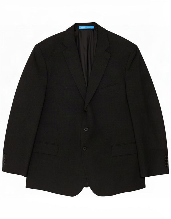Marks & Spencer Herre 3-knaps blazerjakke UK 46 XL Grå Polyester