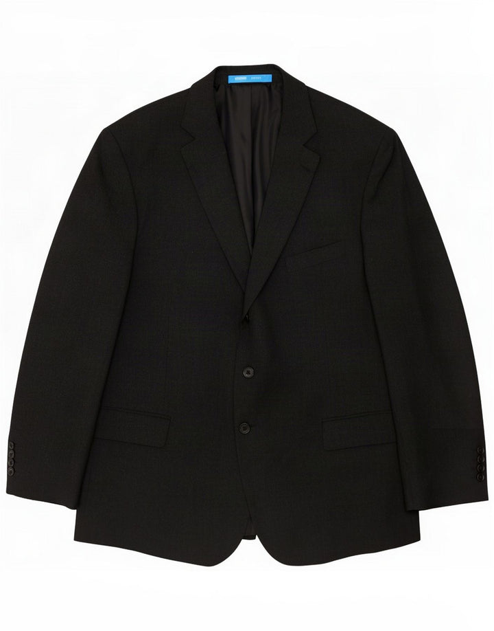 Marks & Spencer Herre 3-knaps blazerjakke UK 46 XL Grå Polyester