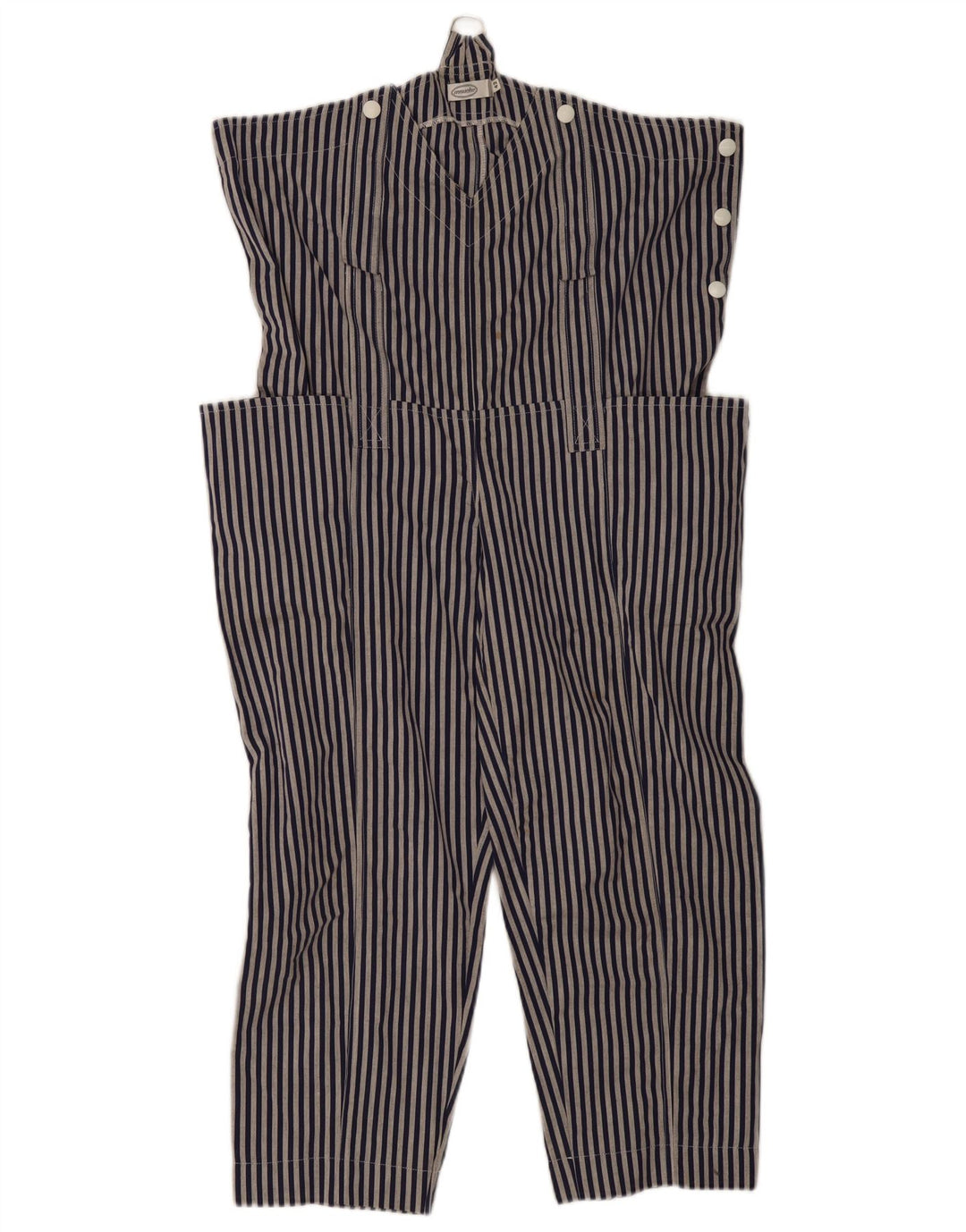 Mouche Jumpsuit til kvinder IT 42 Medium Blue Pinstripe