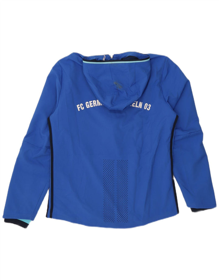 Adidas Herre grafisk træningsdragt med hætte Topjakke Medium Blue Polyester