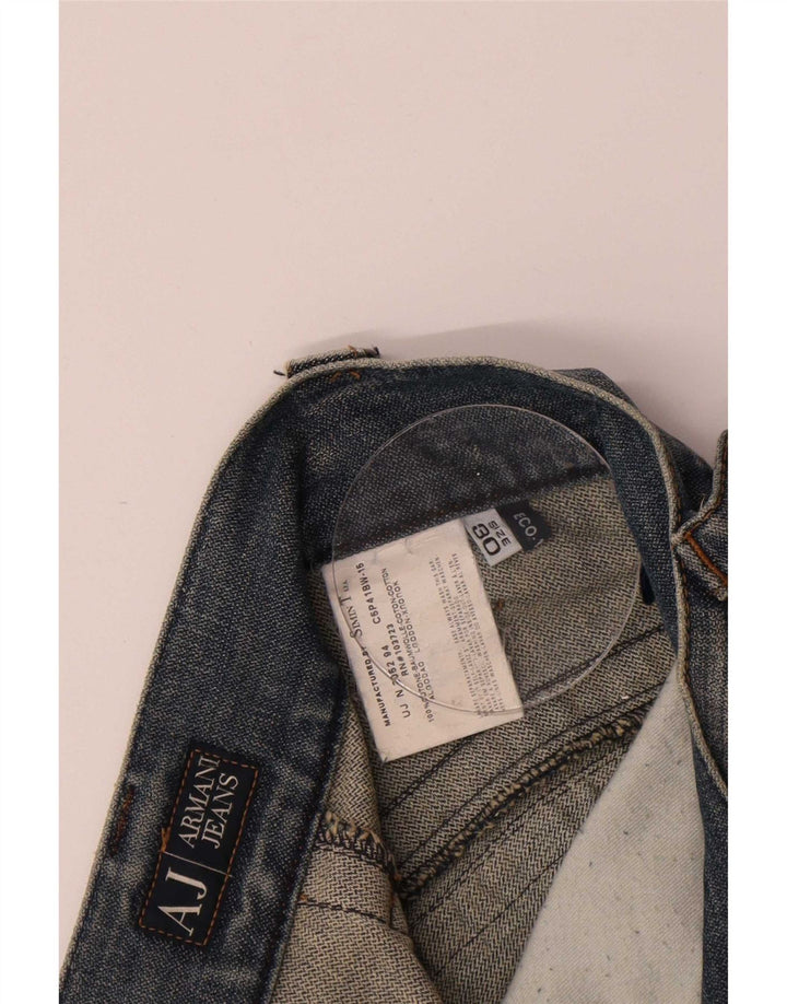 Armani Dame Flared Jeans W30 L33 Blå Bomuld