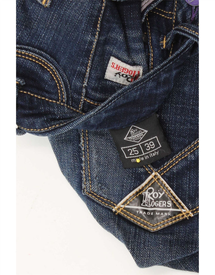 Roy Rogers Dame Slim Jeans W25 L33 Marineblå