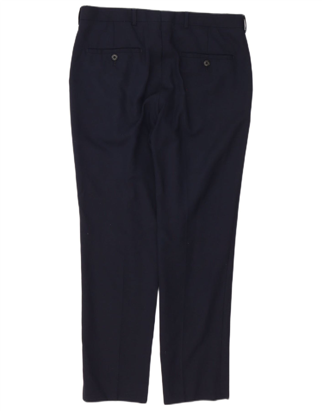Marks & Spencer Herre Slim Fit Suit Bukser W32 L29 Marineblå Uld