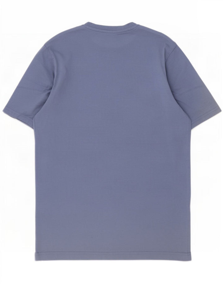 Mountain Warehouse Herre T-Shirt Top Lille Blå Bomuld