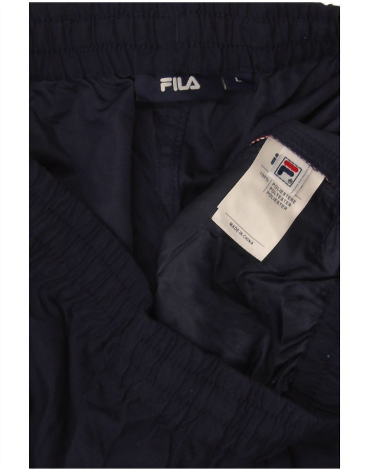 Fila Sportshorts til mænd, store marineblå polyester