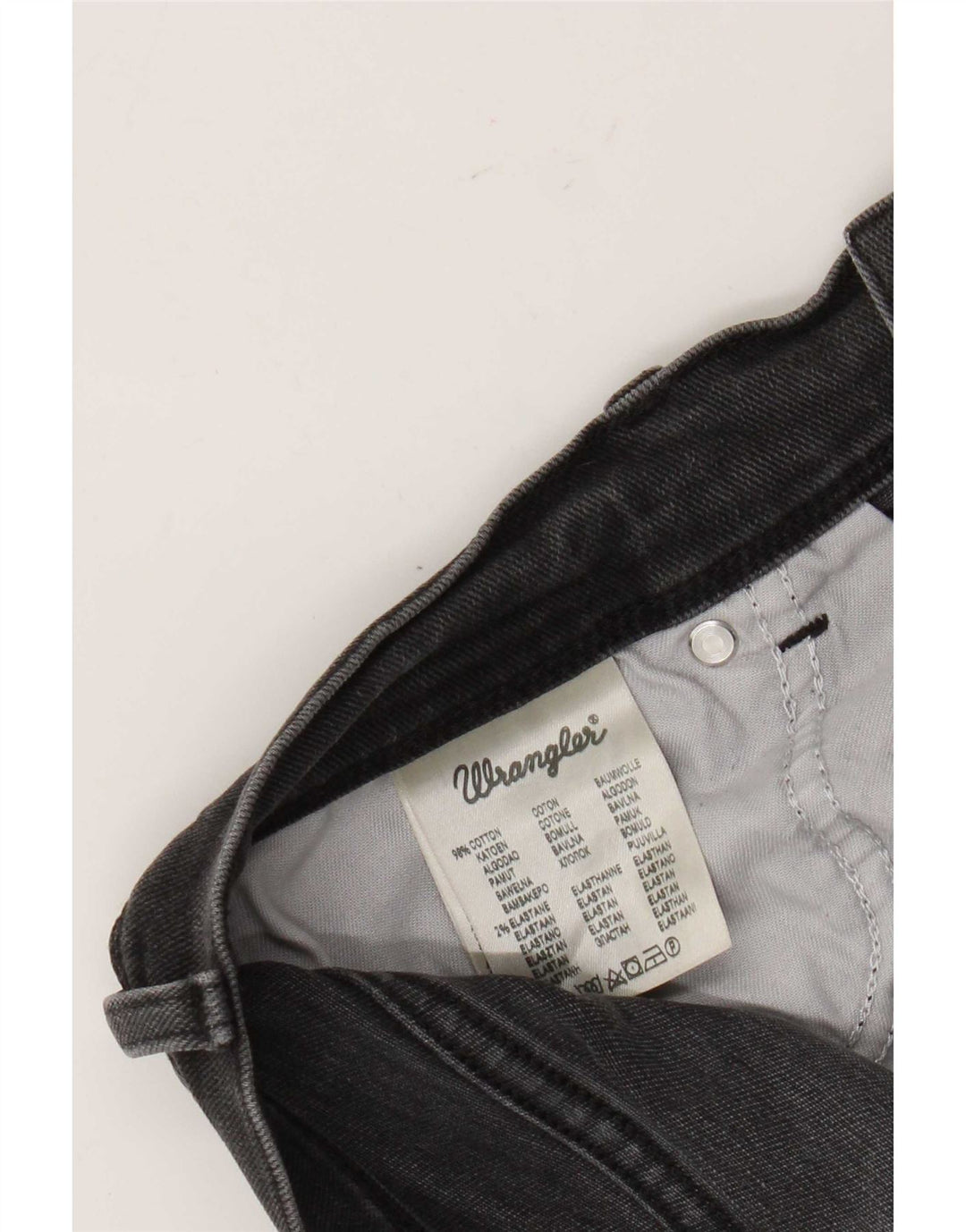 Wrangler Herre Texas Straight Jeans W33 L32 Grå Bomuld