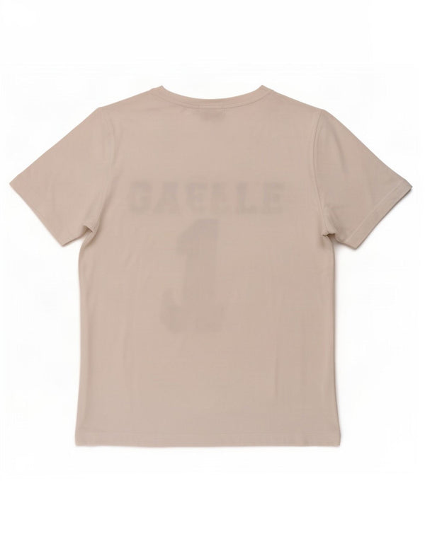 Gaelle Dame Mike Graphic T-Shirt Top UK 8 Small White