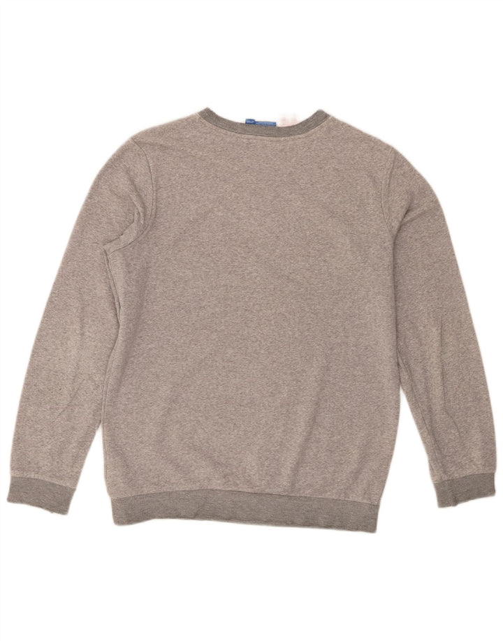 Adidas Drenge Three Stripes Sweatshirt Jumper 13-14 år Grå Flecked