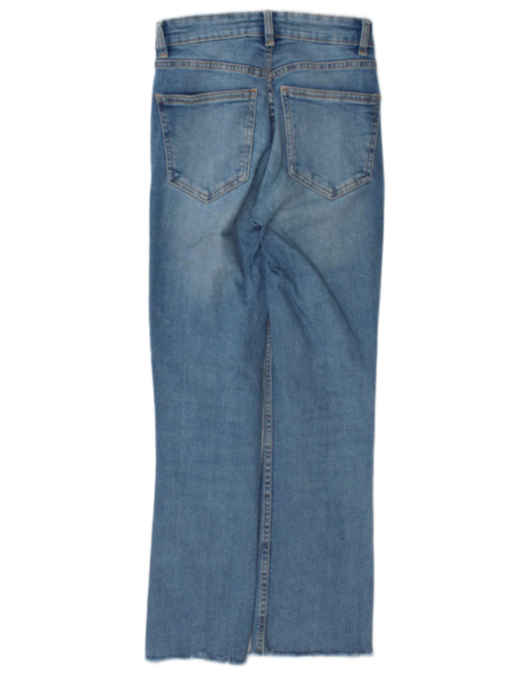Zara Dame Bootcut Jeans EU 34 2XS W24 L26 Blå Bomuld