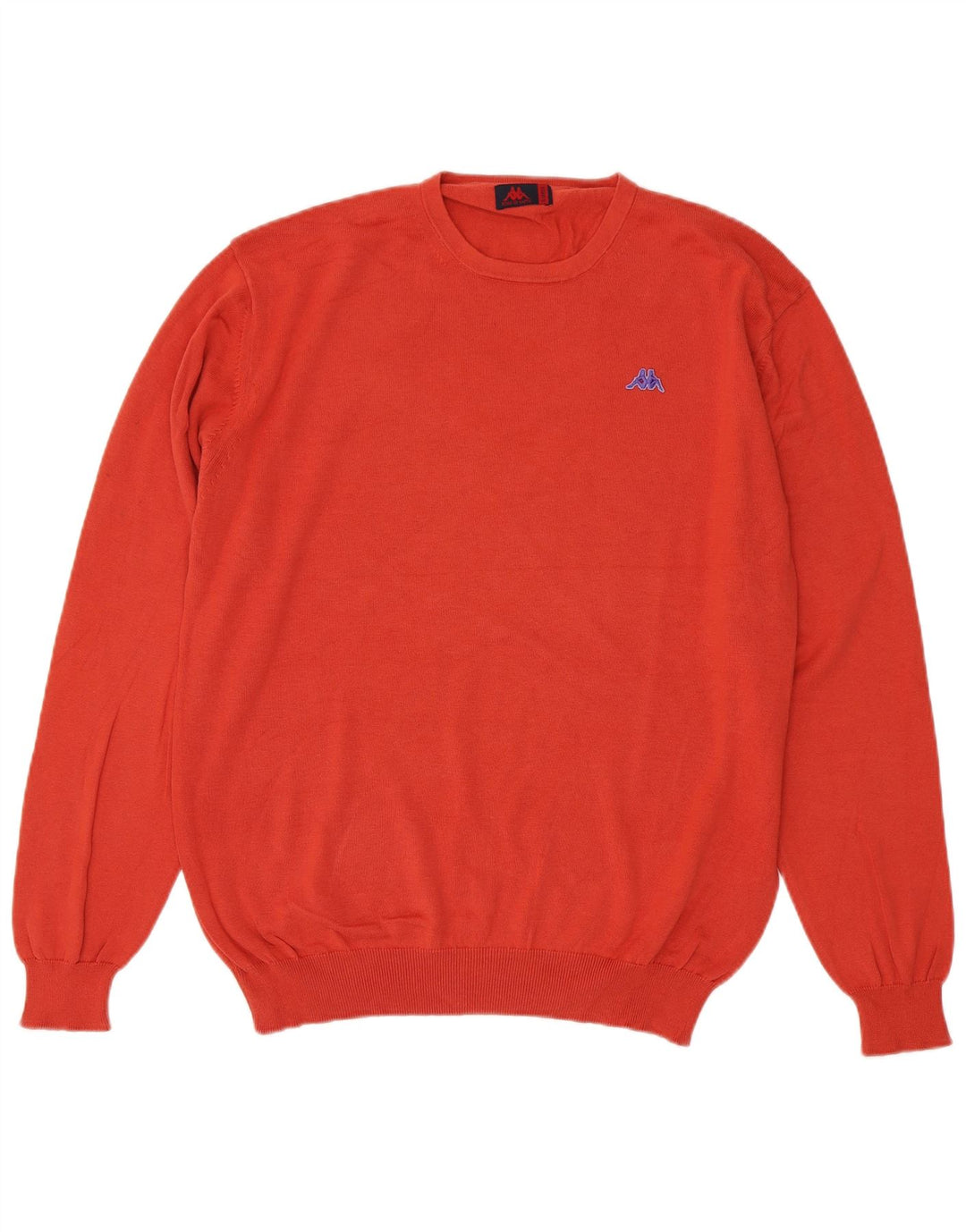 Kappa Herre sweater med rund hals XL rød bomuld