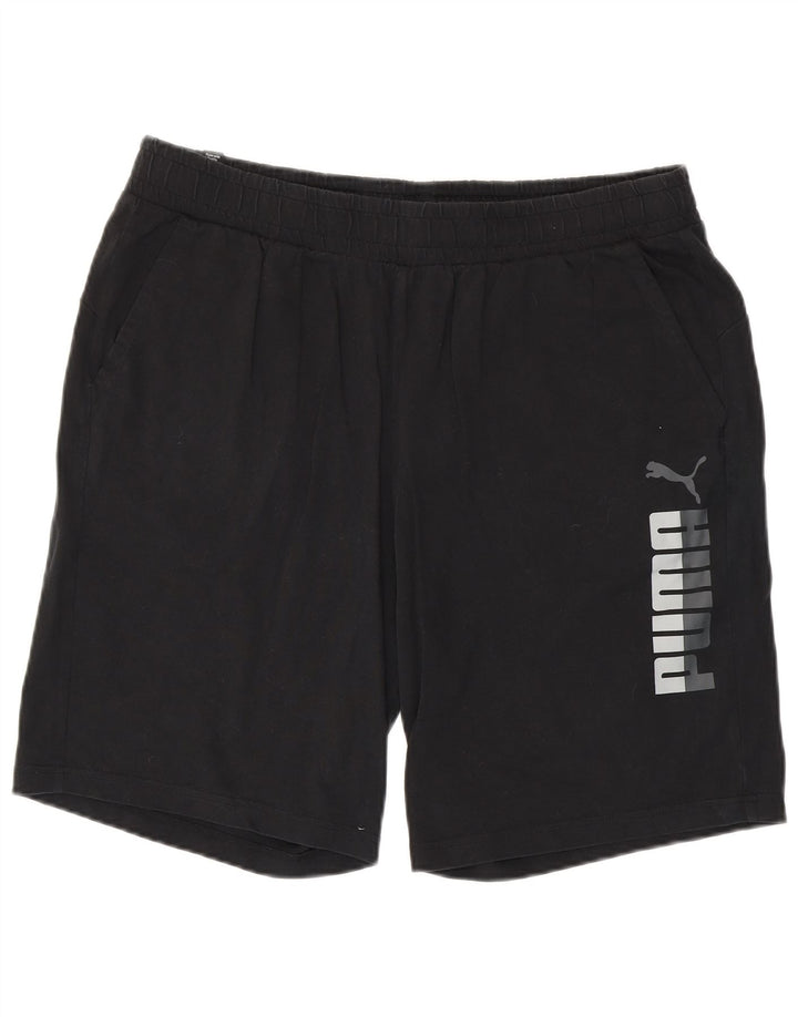 Puma Herre grafiske sportsshorts XL Sort