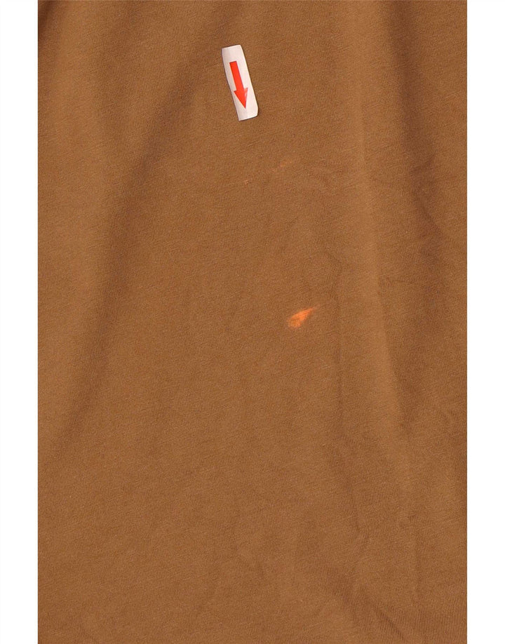 Vans Herre Classic Fit Grafisk T-Shirt Top Medium Beige Bomuld