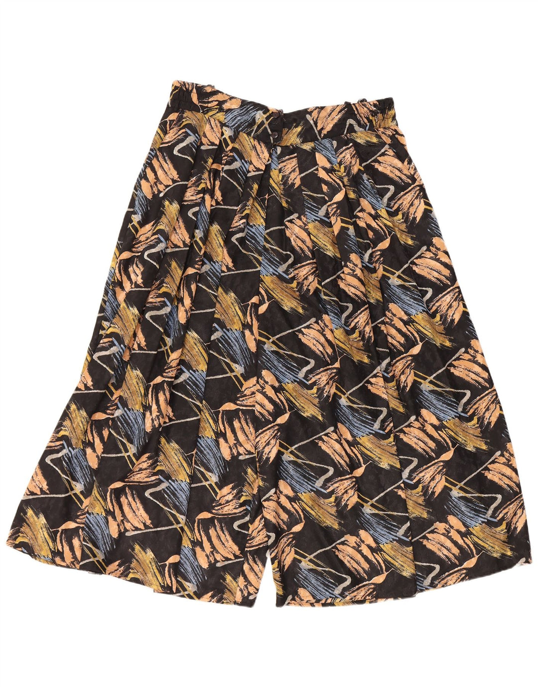 GOLDEN GATE, højtaljede cropped bukser til kvinder EU 46 XL W34 L20 Sort