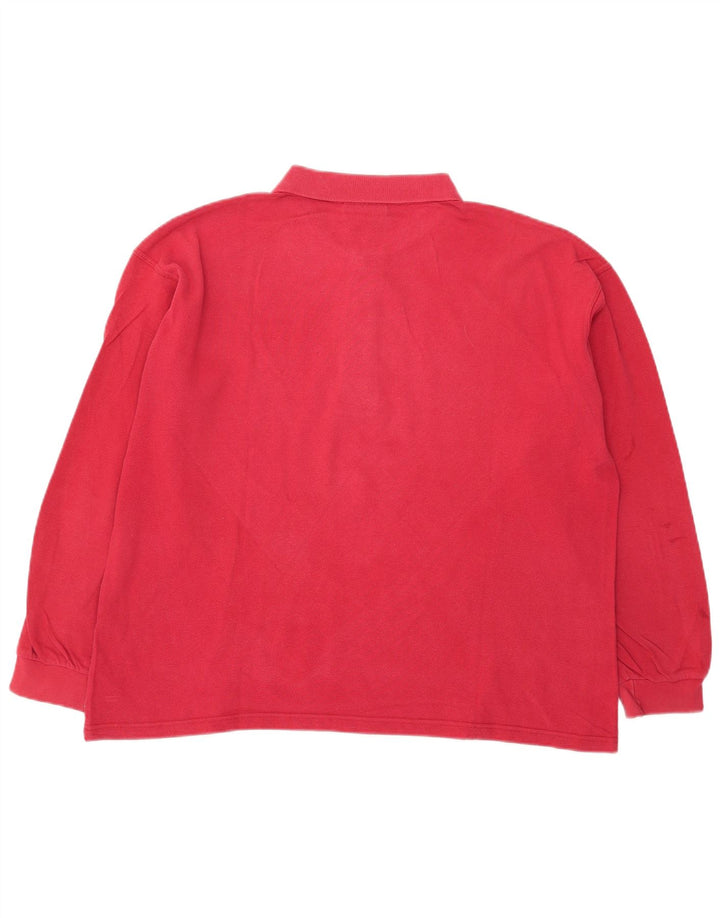 Kappa Langærmet Polo Shirt til mænd XL Rød