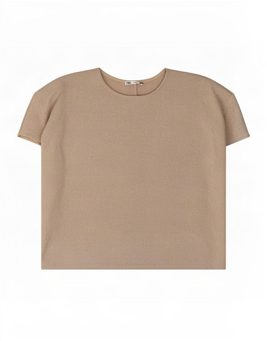 Zara Dame Oversized Bluse Top UK 14 Medium Grey Viscose