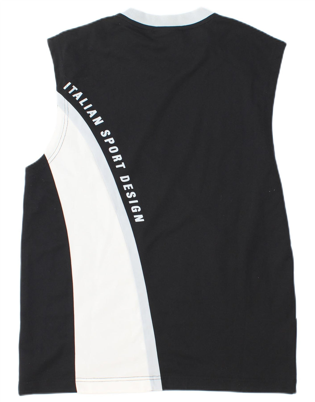 Lotto Herre Grafisk Vest Top Medium Sort Colourblock