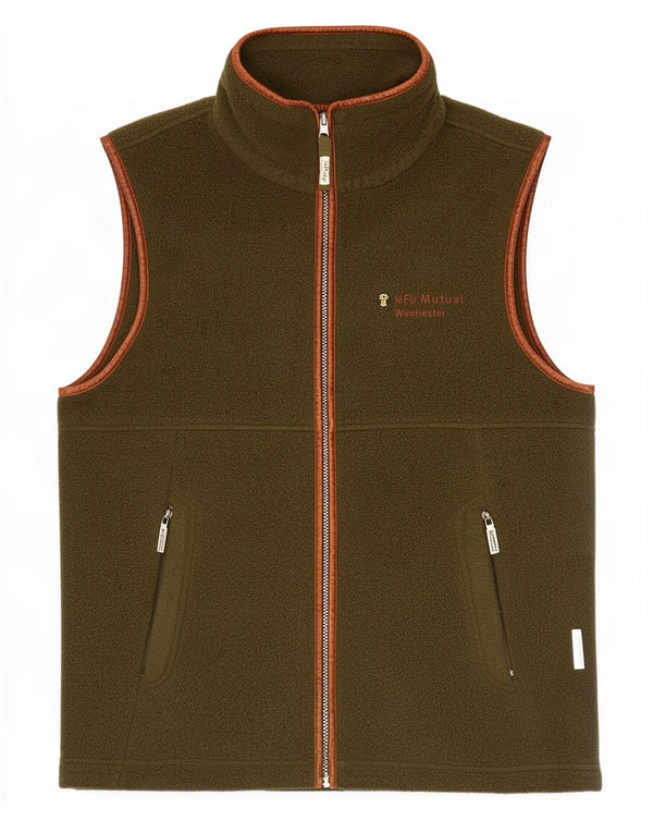 Schoffel Herre Fleece Gilet UK 40 Large Khaki Polyester