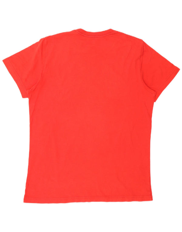 Nike Herre Slim Fit Grafisk T-Shirt Top XL Rød