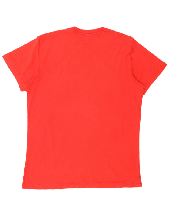Nike Herre Slim Fit Grafisk T-Shirt Top XL Rød
