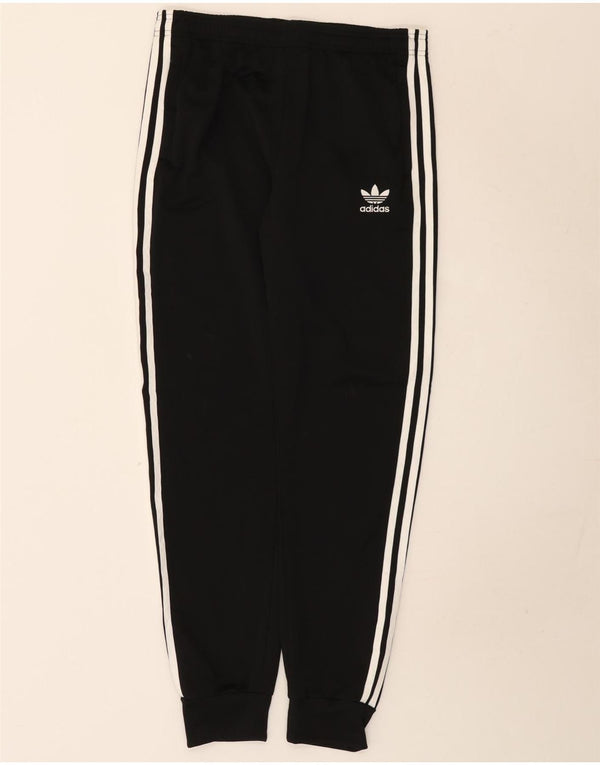 Adidas Drenge Træningsdragt Bukser Joggers 13-14 År Sort Polyester