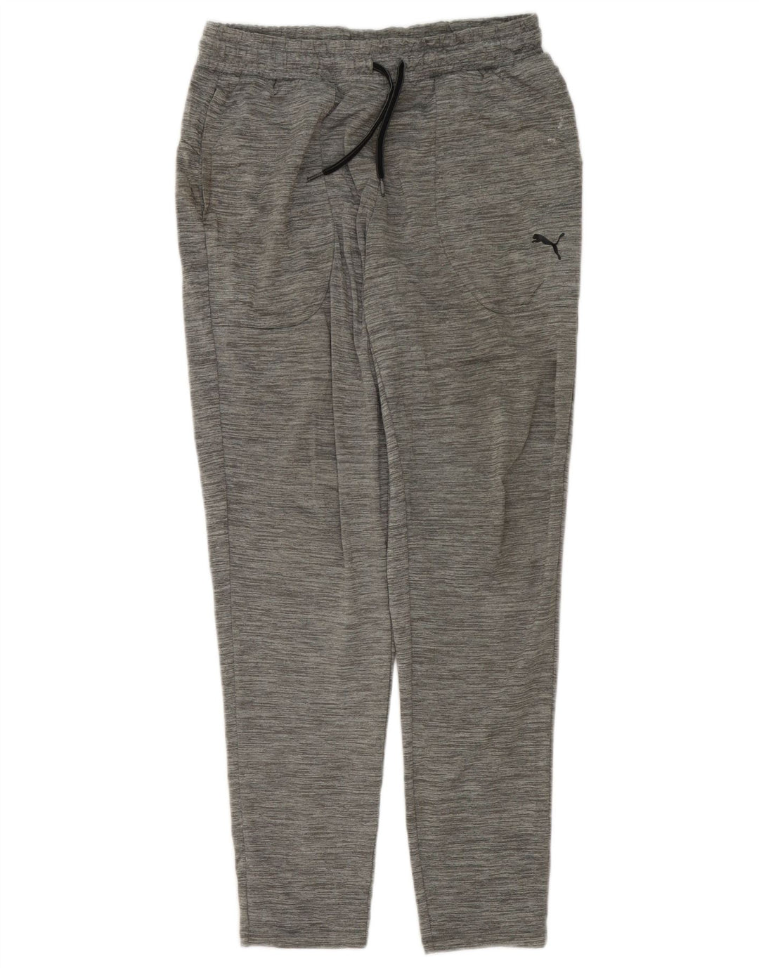 Puma træningsdragtsbukser til kvinder UK 12 Medium Grey Flecked Polyester