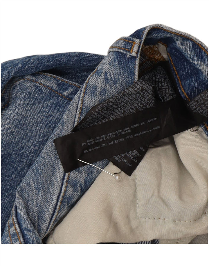 Zara Dame Slim Jeans EU 38 Small W28 L28 Blå Bomuld