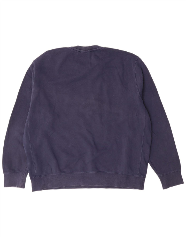 Nike Sweatshirt til mænd, stor marineblå bomuld