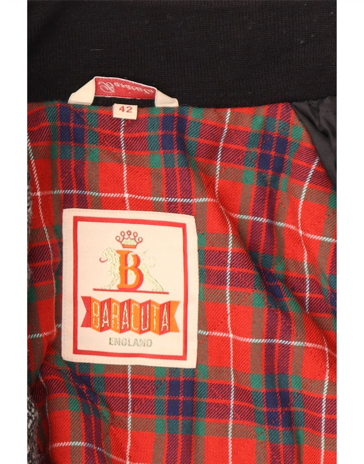 Baracuta Herre Bomber Jacket UK 42 XL Grå Flecked Classic