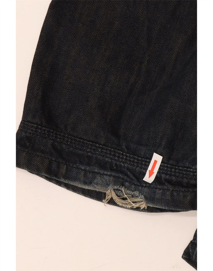 Superdry Straight Jeans til mænd W34 L34 Marineblå Bomuld