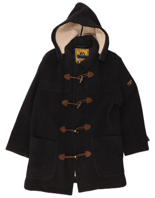 Navigare Herre Hooded Duffel Coat UK 40 Large Black