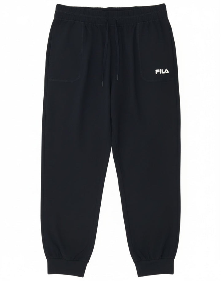 Fila træningsdragt til kvinder Joggers UK 12 Medium Navy Blue Polyester
