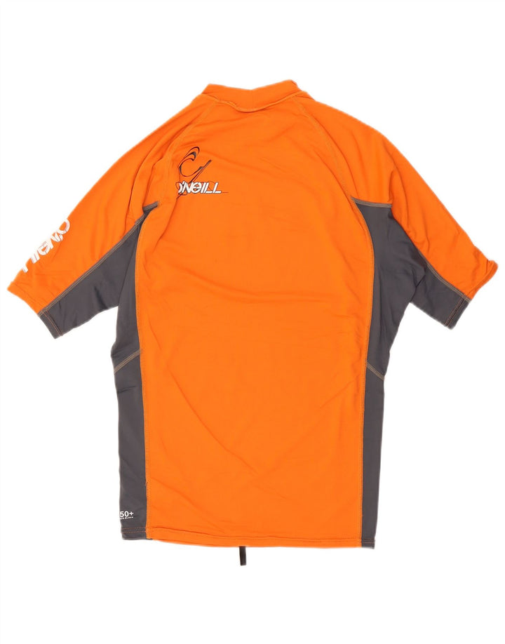 O'Neill Herre grafisk T-shirt Top Stor Orange Colourblock Nylon