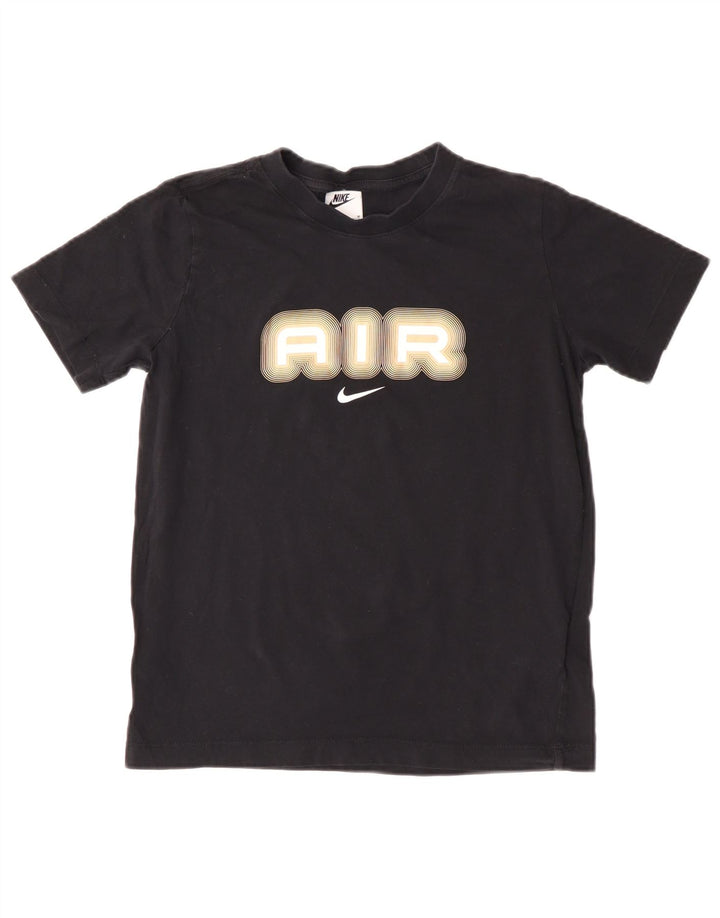 Nike drenge grafisk t-shirt top 10-11 år medium sort bomuld