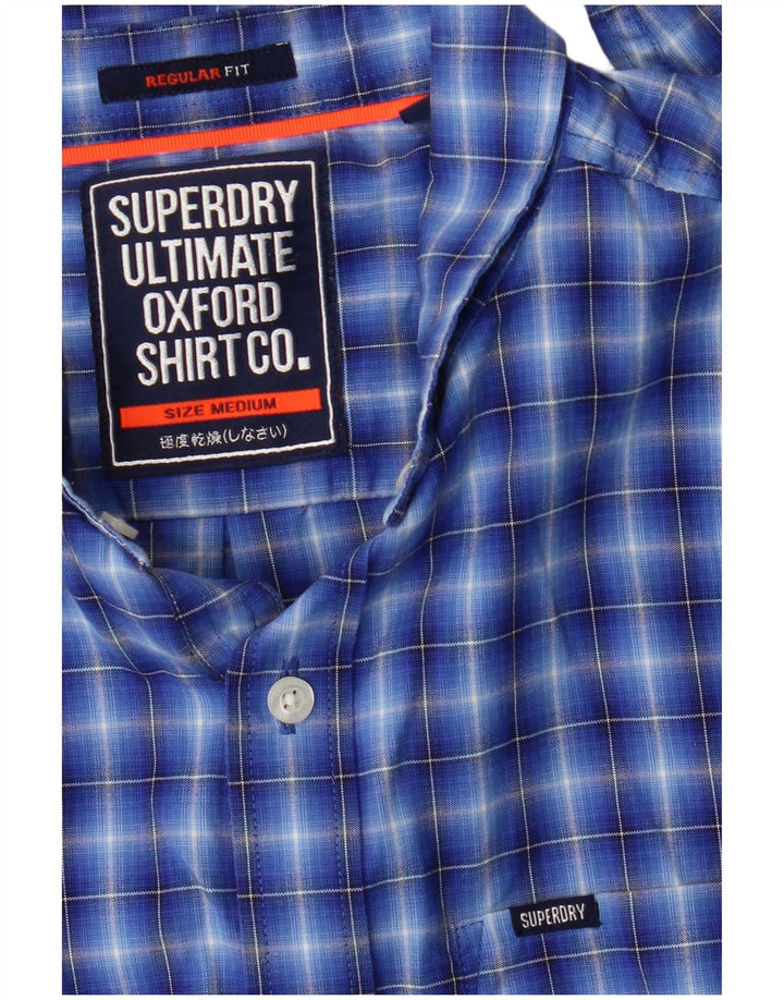 Superdry Herre Regular Fit skjorte Medium Blue Check