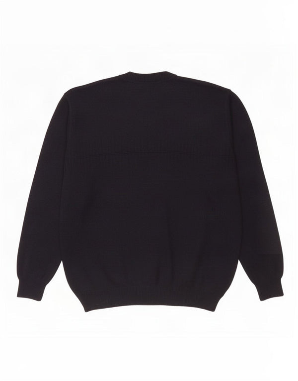 Marks & Spencer Herre V-hals sweater Medium Marineblå Akryl