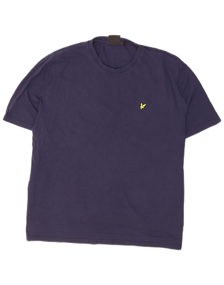 Lyle & Scott herre T-shirt top 2XL marineblå bomuld