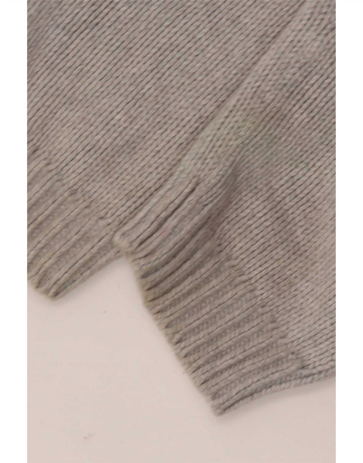 Gap Herre Zip Neck Jumper Sweater XL Grå Bomuld