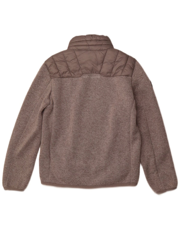 SUPERDRY Polstret Herrejakke UK 38 Medium Grey Polyester