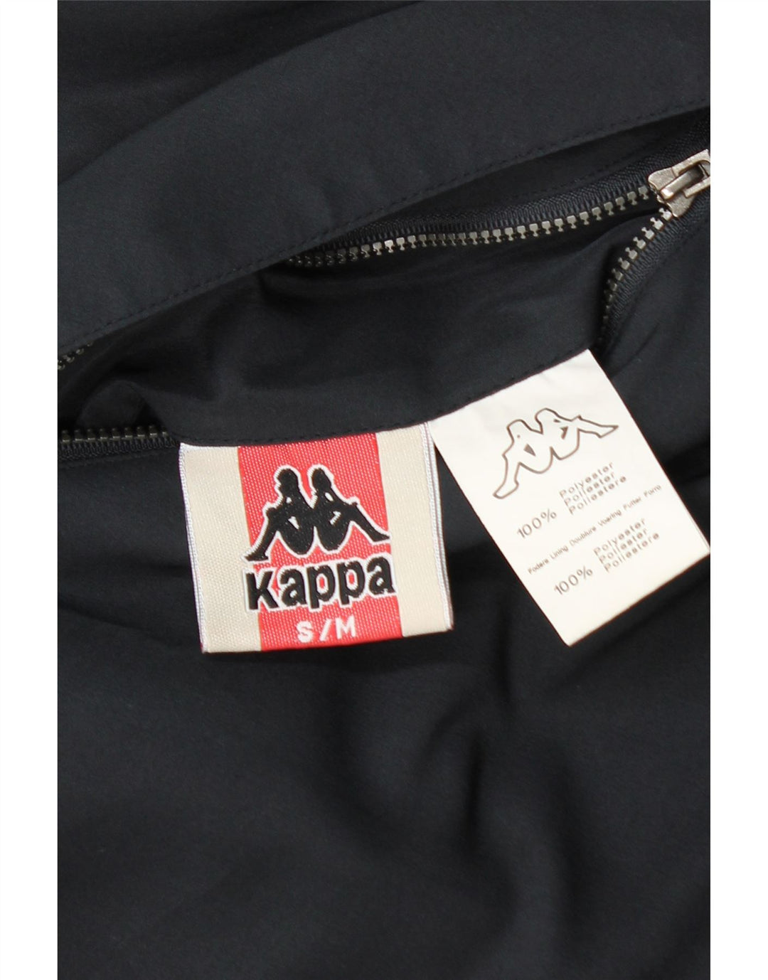Kappa Herre Loose Fit Vendbar jakke UK 36 Small Navy Blue Polyester